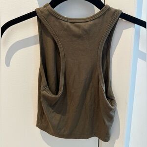 Joah Brown cropped high neck top never worn xxs
